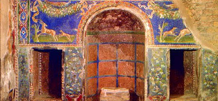 Herculaneum - well-preserved mosaic 